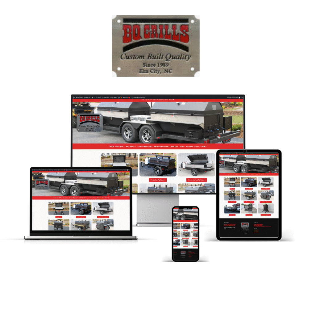 BQ Grills | WordPress Development | CloudnBugs.com