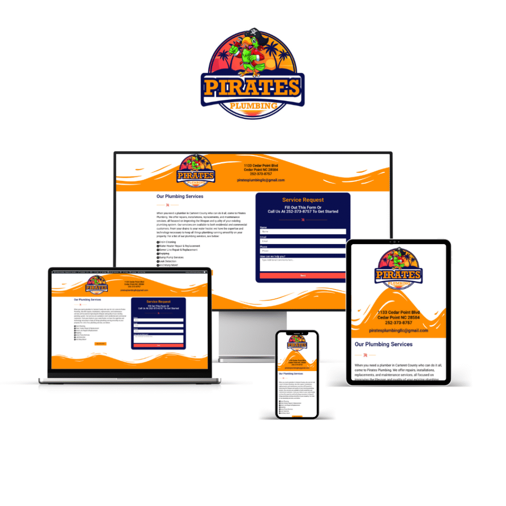 Pirates Plumbing | WordPress Development | CloudnBugs.com