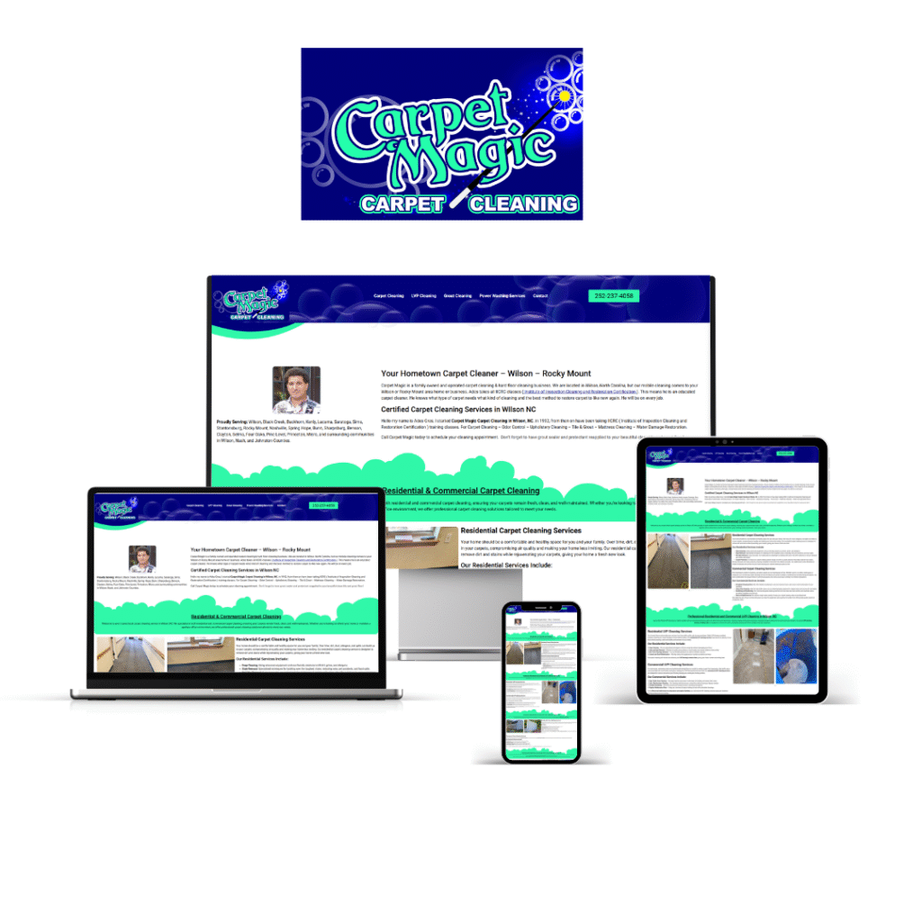 Carpet Magic | WordPress Development | CloudnBugs.com