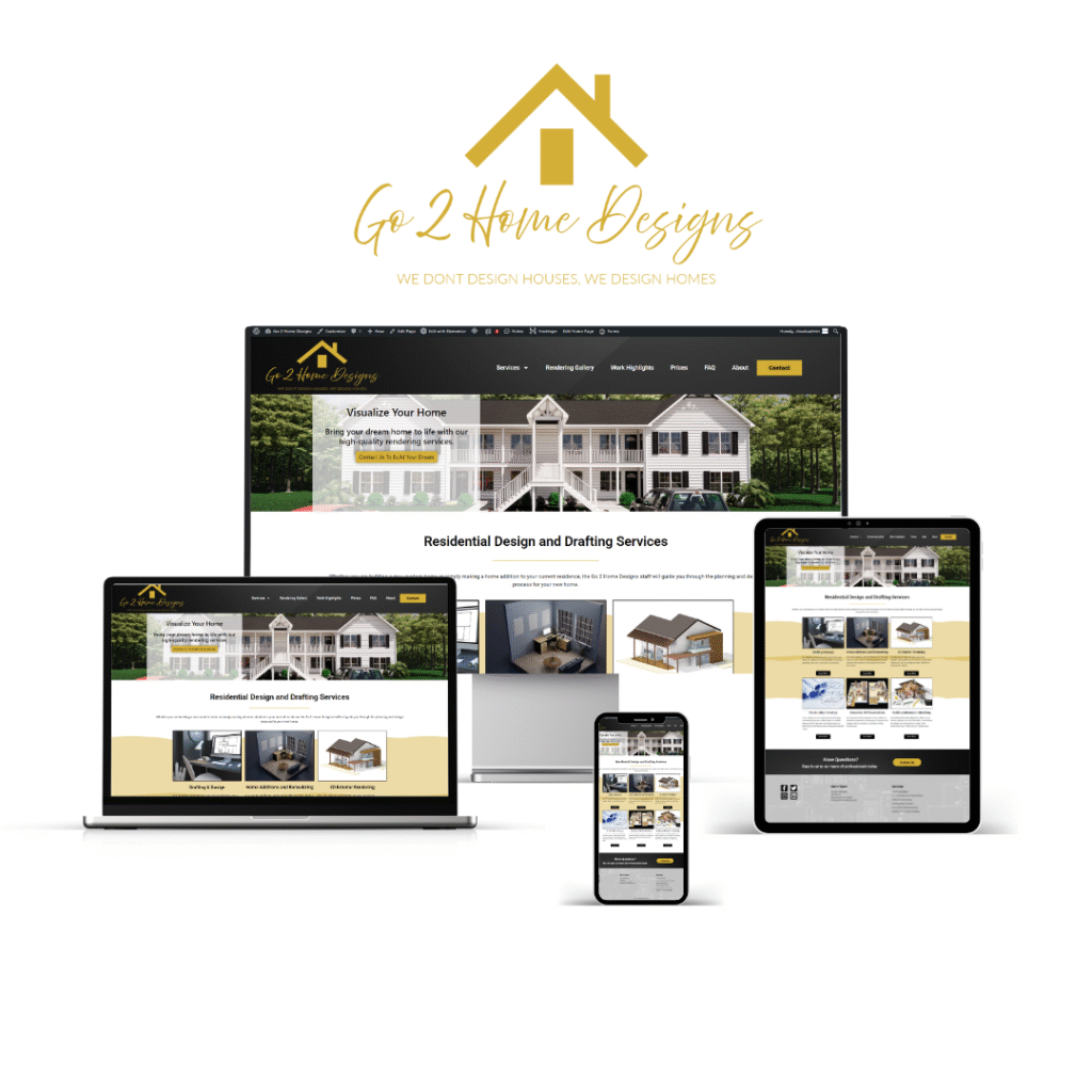 Go 2 Home Designs | WordPress Development | CloudnBugs.com