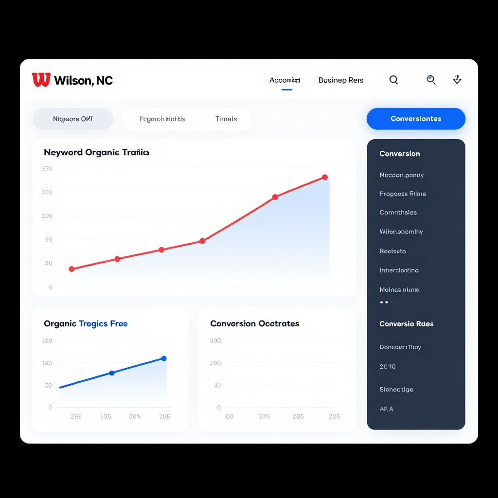 SEO services in Wilson NC with analytics dashboard